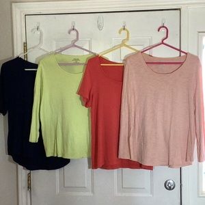 Chico’s Size 2 and 2P T Shirt Bundle
